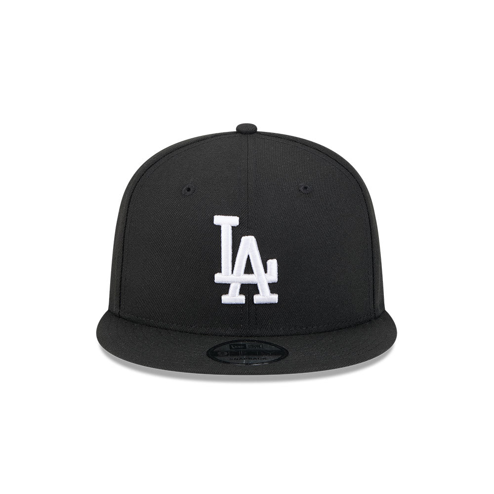 LA Dodgers Hat - Black White World Series MLB 9Fifty Baseball Snapback Cap - New Era